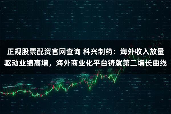 正规股票配资官网查询 科兴制药：海外收入放量驱动业绩高增，海外商业化平台铸就第二增长曲线